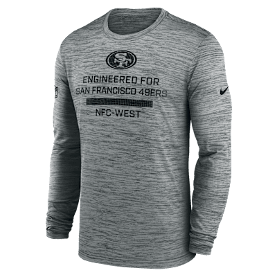 San Francisco 49ers Sideline Team Issue Velocity Men's Nike